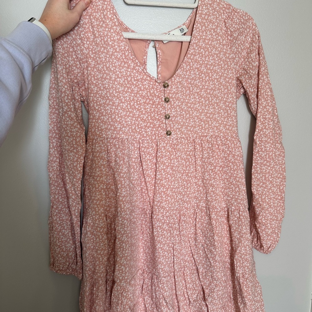 Pink floral Hollister dress